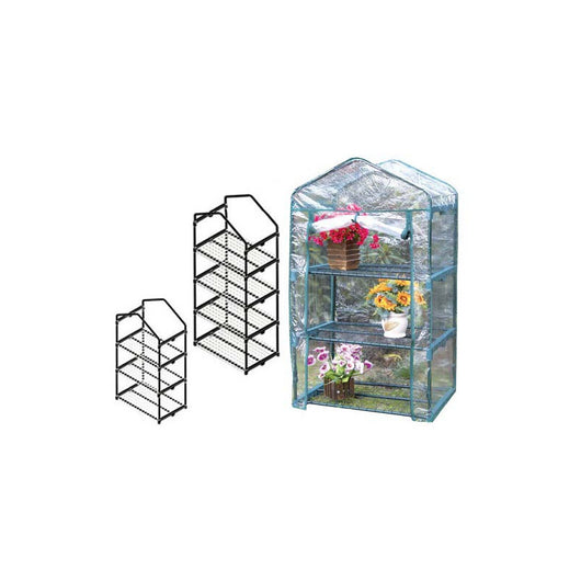 Serre Brixo con 4 Ripiani Cm. 69X49X160H