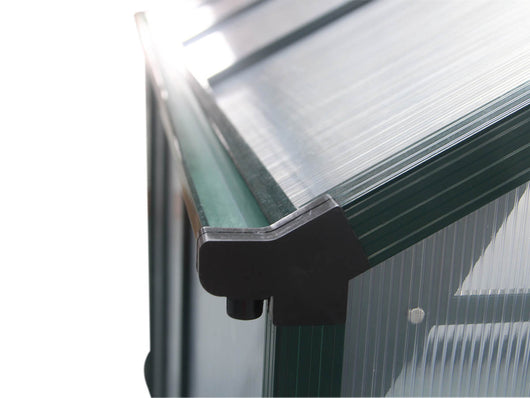 Serra da giardino in policarbonato DAHLIA Verde Abete 7,67 m²