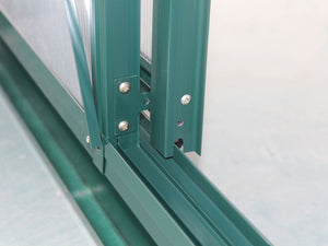 Serra da giardino in policarbonato DAHLIA Verde Abete 9.24 m²