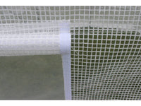 Serra tunnel da giardino con porta battente MIMOSA - 24 m² - 8 x 3 x 2 m