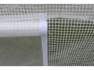 Serra tunnel da giardino con porta battente MIMOSA - 24 m² - 8 x 3 x 2 m