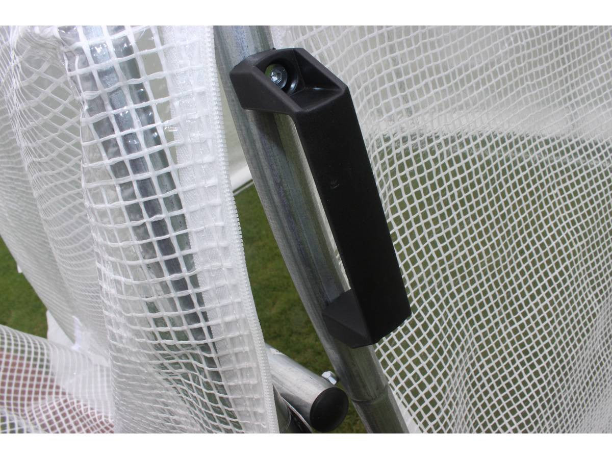 Serra tunnel da giardino con porta battente MIMOSA - 24 m² - 8 x 3 x 2 m