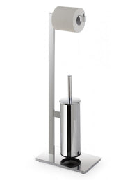 Carrello da toilette autoportante BETA con spazzola 25 x 71x 25,5 cm