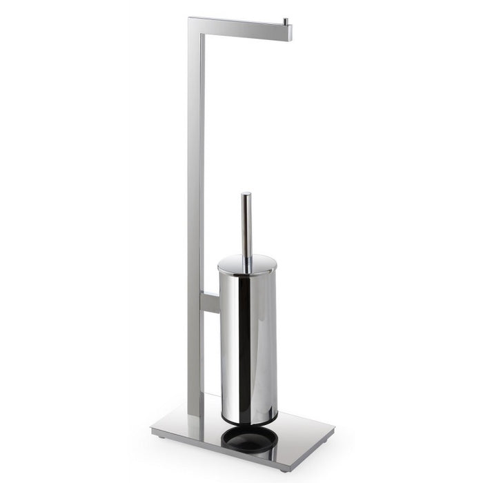 Carrello da toilette autoportante BETA con spazzola 25 x 71x 25,5 cm