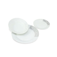 Servizio Piatti Porcellana Grey Pz 18 Xtra