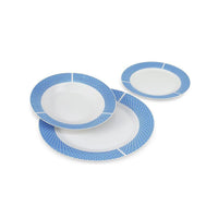 Servizio Piatti Porcellana Rombi Pz 18 Xtra