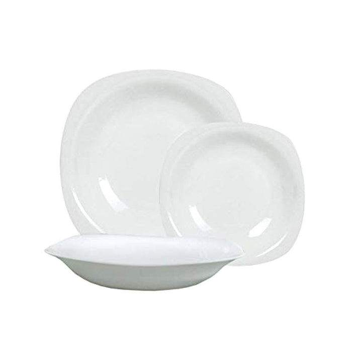 Servizio Piatti Vetro Parma Pz 18 Bormioli