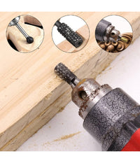 Set 10 Mini Frese Raspe In Acciaio Per Lavorazione Rifinitura Legno Codolo 3 Mm         