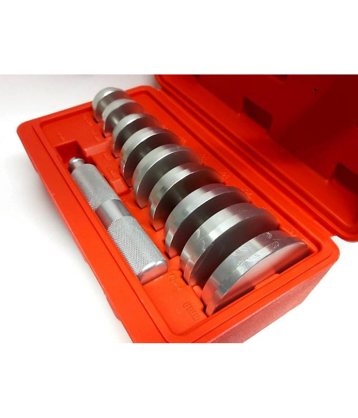 Set 10 Pezzi Estrattori Cuscinetti Boccole Con Valigetta Ruote Auto Moto Camion         