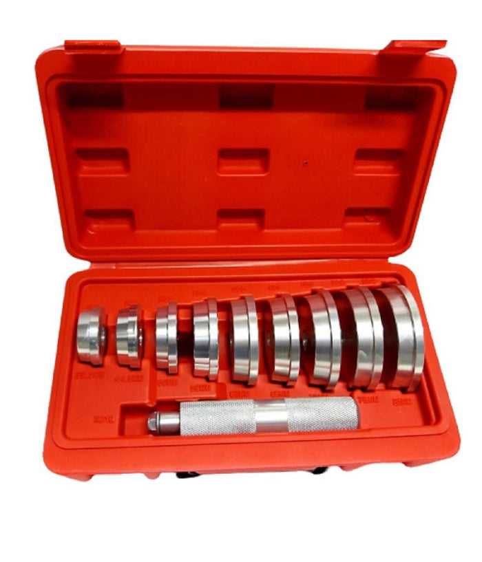 Set 10 Pezzi Estrattori Cuscinetti Boccole Con Valigetta Ruote Auto Moto Camion         