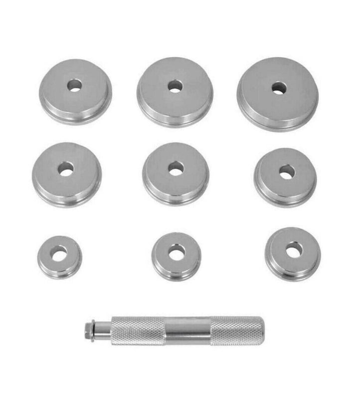 Set 10 Pezzi Estrattori Cuscinetti Boccole Con Valigetta Ruote Auto Moto Camion         