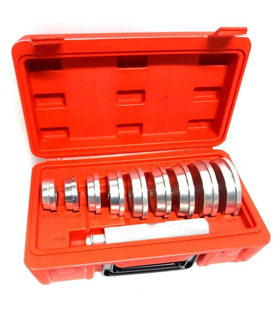 Set 10 Pezzi Estrattori Cuscinetti Boccole Con Valigetta Ruote Auto Moto Camion         