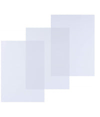 Set 10 Pezzi Fogli Foglio Copertine Colorate Trasparenti Rilegatura Pellicola A4         