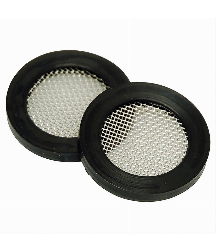 Set 10 Pezzi Guarnizioni In Gomma Con Filtro A Rete Inox 1/2 Rubinetti Casa 52362         