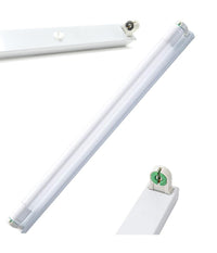 Set 10 Plafoniera Plafoniere Installazione A Soffitto Parete Per Tubi Neon A Led         