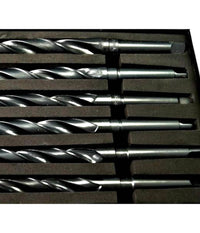 Set 10 Punte Elicoidale Da 14 A 23 Mm Frese Ferro Legno Per Trapano In Valigetta         