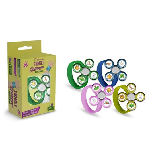 Trade Shop - Set 10 Pz Bracciale Fidget Spinner Braccialetto Alla Citronella Anti Insetti 034194 -
