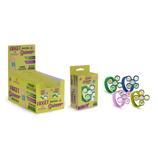 Trade Shop - Set 10 Pz Bracciale Fidget Spinner Braccialetto Alla Citronella Anti Insetti 034194 -