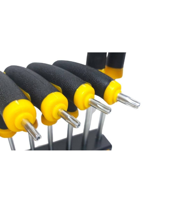 Set 10 Pz Chiavi Torx Con Impugnatura A T Cacciaviti Manico Antiscivolo 262009         