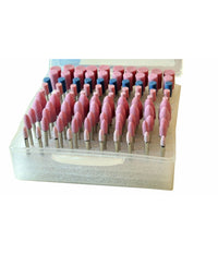 Set 100 Frese In Pietra Per Mini Trapano Drimmel Testine 3mm Lucidanti Abrasive         