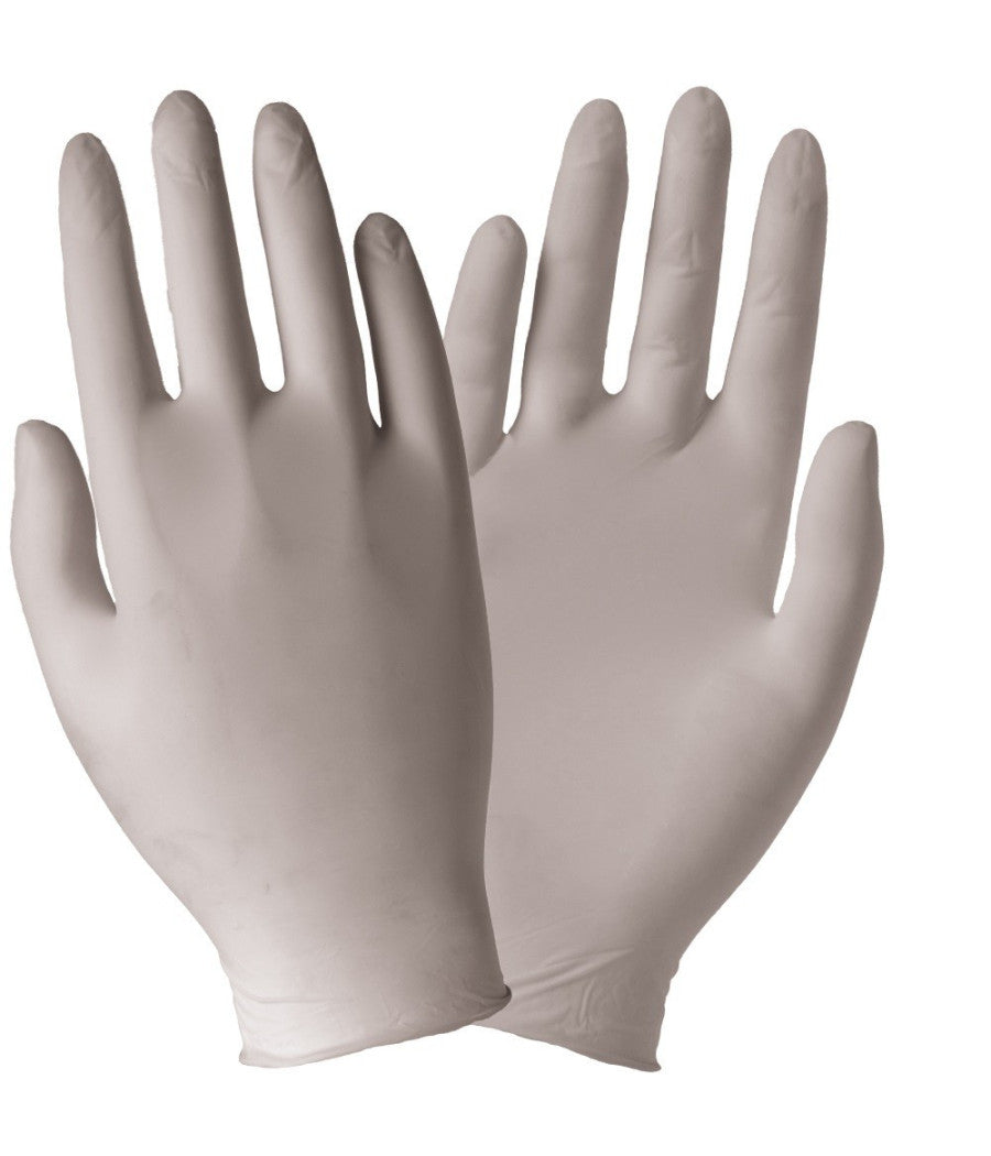 Set 100 Pezzi Guanti Lattice Monouso Polvere Taglia Xl Extralarge 9/9.5 Latex         