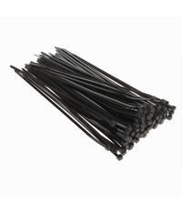 Set 100 Pz Fascette Serracavo Autobloccanti In Nylon Nero 4.8mm X 200mm 48-200-n         