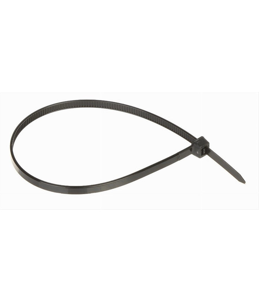 Set 100 Pz Fascette Serracavo Autobloccanti In Nylon Nero 4.8mm X 200mm 48-200-n         