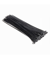 Set 100pz Fascette Serracavo Autobloccanti In Nylon Nero 4.8mm X 350 Mm 48-350-n         