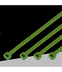 Set 100pz Fascette Serracavo Autobloccanti In Nylon Verde 4.8mm X 250mm 48-250-v         
