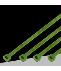 Set 100pz Fascette Serracavo Autobloccanti In Nylon Verde 4.8mm X 300mm 48-300-v         