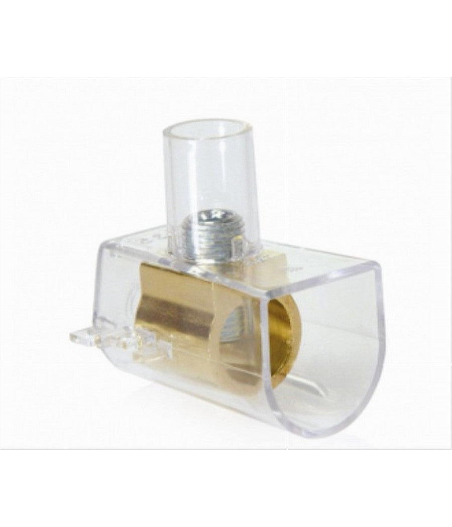 Set 100pz Morsetto A Cappuccio Unipolare Trasparente Per Cavi Sezione 6 Mm Ms-60         