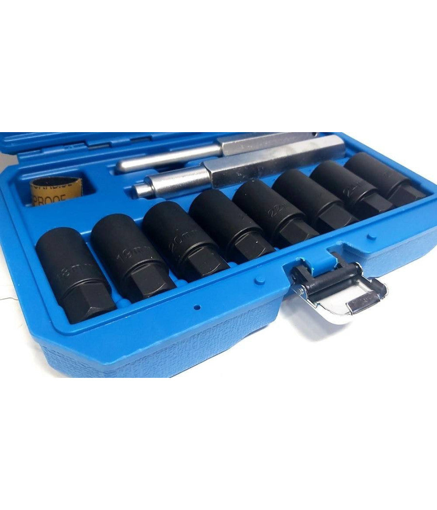 Set 10pz Bussole Coniche Smontaggio Cerchi In Lega Bulloni Antifurto Kit Bussola         