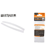 Set 10pz Guaine Termorestringenti Termoretrattili Trasparenti 3x120mm Cavi 57072         