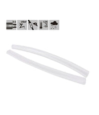 Set 10pz Guaine Termorestringenti Termoretrattili Trasparenti 8x120mm Cavi 57074         