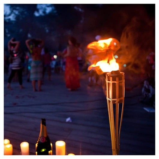 Trade Shop - Set 12 Confezioni Da 8pz Stoppini Per Torce Fiaccole Da Giardino Grn14 Ricambi 013456 -        