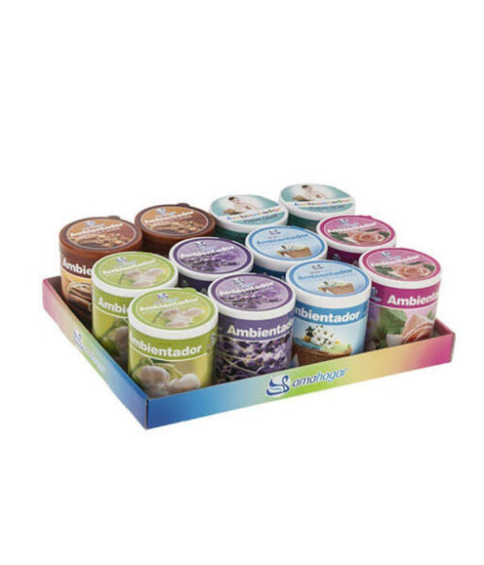 Set 12 Deodoranti Barattolo Profumo Ambiente Assorbi Odori Varie Fragranze         