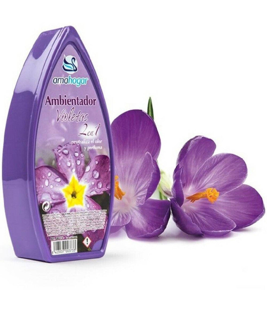 Set 12 Deodoranti Gel Profumo Ambiente Assorbi Odori Fragranza Viola         