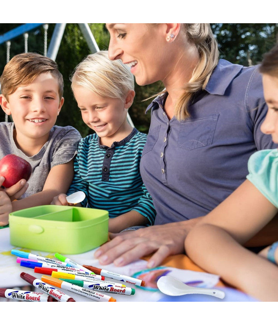 Set 12 Pennarelli Magici Pittura Ad Acqua Penna Galleggiante Lavabile Bambini         