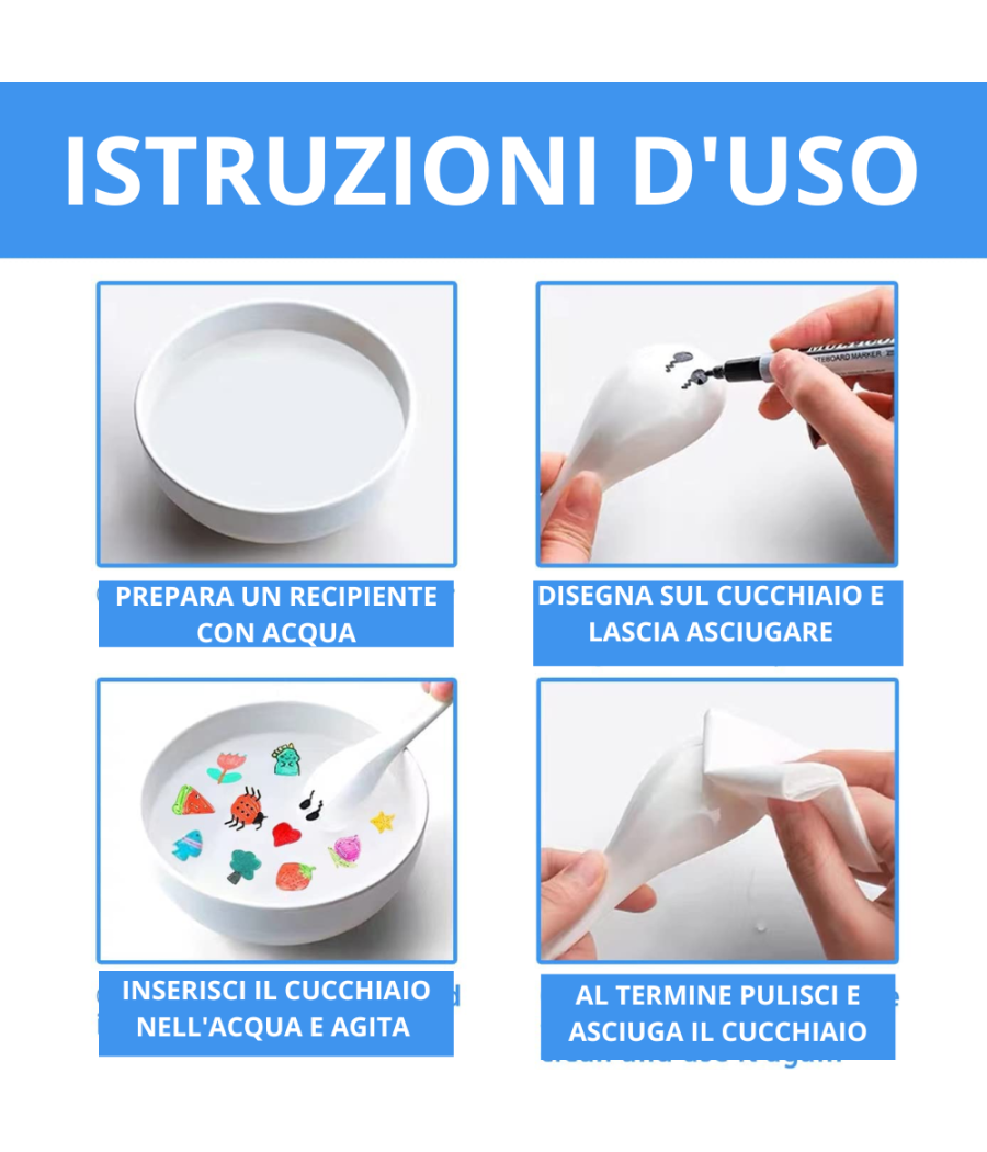 Set 12 Pennarelli Magici Pittura Ad Acqua Penna Galleggiante Lavabile Bambini         