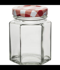 Set 12 Pezzi Contenitore Barattolo In Vetro Con Coperchio Barattolini 290ml         