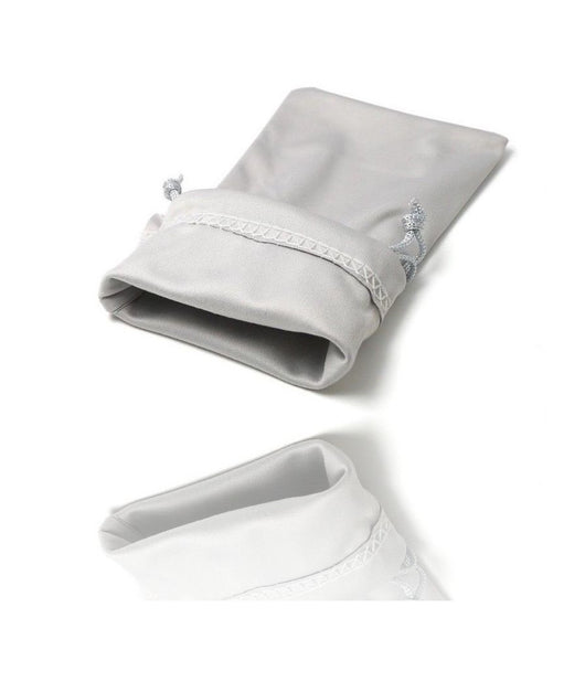 Set 12 Pezzi Custodia Bustina Sacchetto Porta Occhiali Da Sole Grigia         