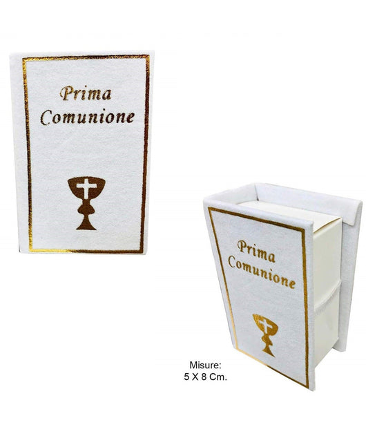 Set 12 Pezzi Scatolina Libro Bomboniera 5.5x8cm Comunione Bomboniere Confetti         