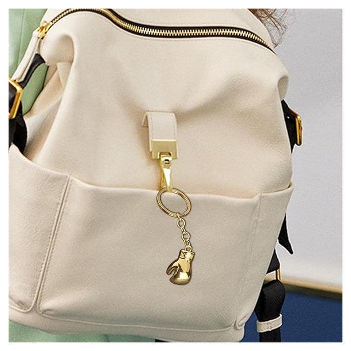 Trade Shop - Set 12 Portachiavi Con Guanti Guantoni Da Boxe Oro Ciondolo Sportivo Creativo Bomboniere         