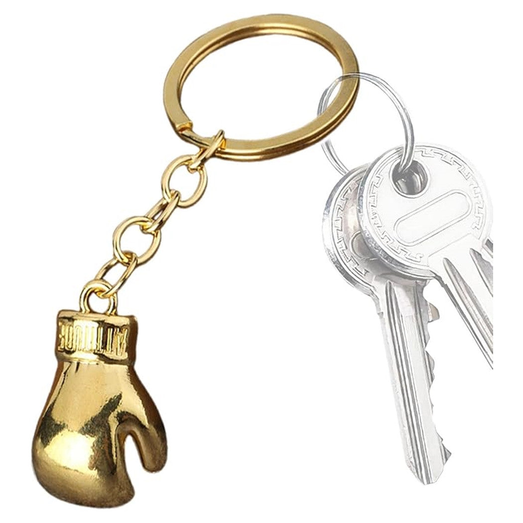 Trade Shop - Set 12 Portachiavi Con Guanti Guantoni Da Boxe Oro Ciondolo Sportivo Creativo Bomboniere         