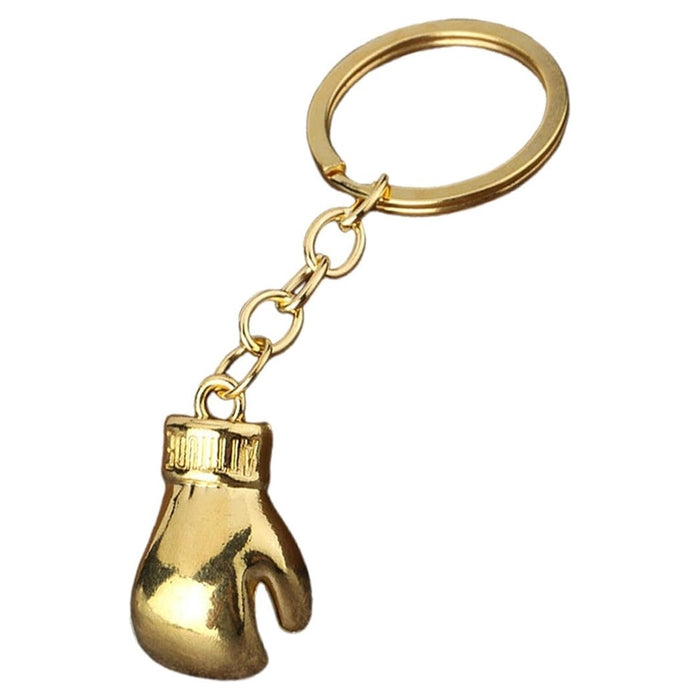 Trade Shop - Set 12 Portachiavi Con Guanti Guantoni Da Boxe Oro Ciondolo Sportivo Creativo Bomboniere         