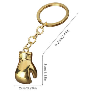 Trade Shop - Set 12 Portachiavi Con Guanti Guantoni Da Boxe Oro Ciondolo Sportivo Creativo Bomboniere         