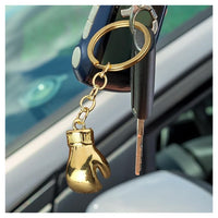 Trade Shop - Set 12 Portachiavi Con Guanti Guantoni Da Boxe Oro Ciondolo Sportivo Creativo Bomboniere         