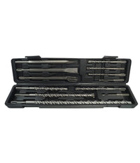 Set 12 Punte Per Trapano Martello Pneumatico Puntali Punta Scalpelli Sds Plus         