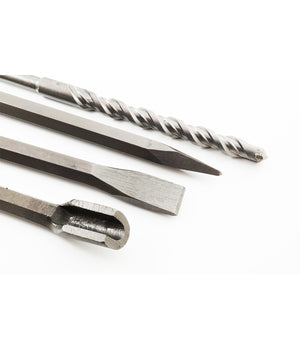 Set 12 Punte Per Trapano Martello Pneumatico Puntali Punta Scalpelli Sds Plus         