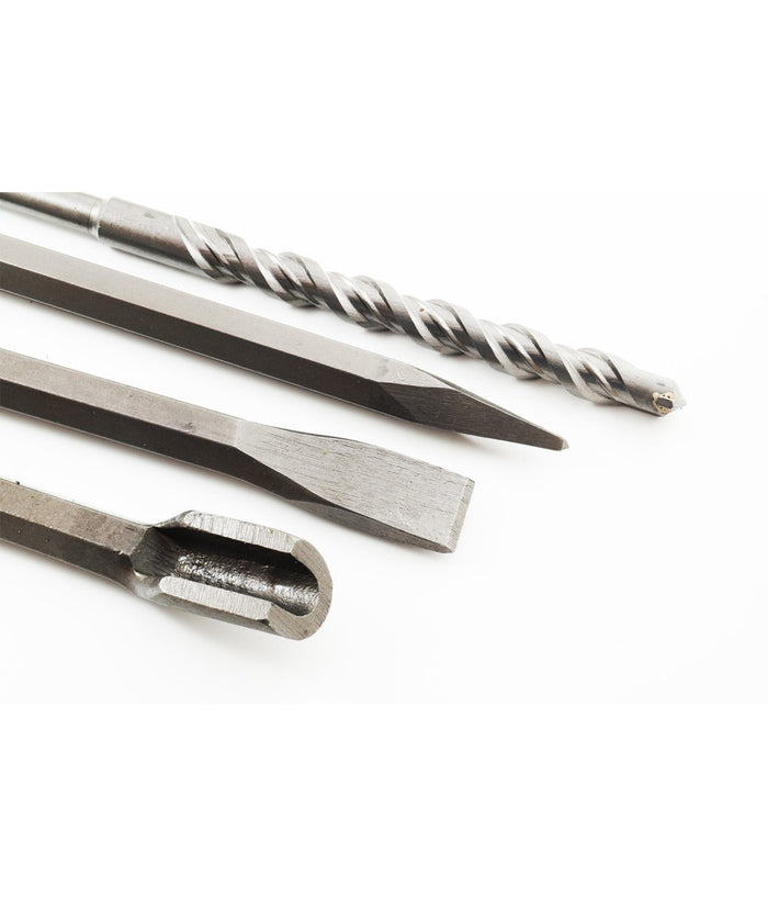 Set 12 Punte Per Trapano Martello Pneumatico Puntali Punta Scalpelli Sds Plus         